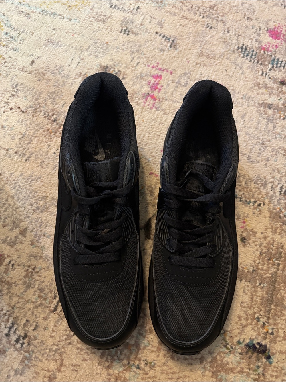 Nike size 10 black airmax - Picture 3 of 5